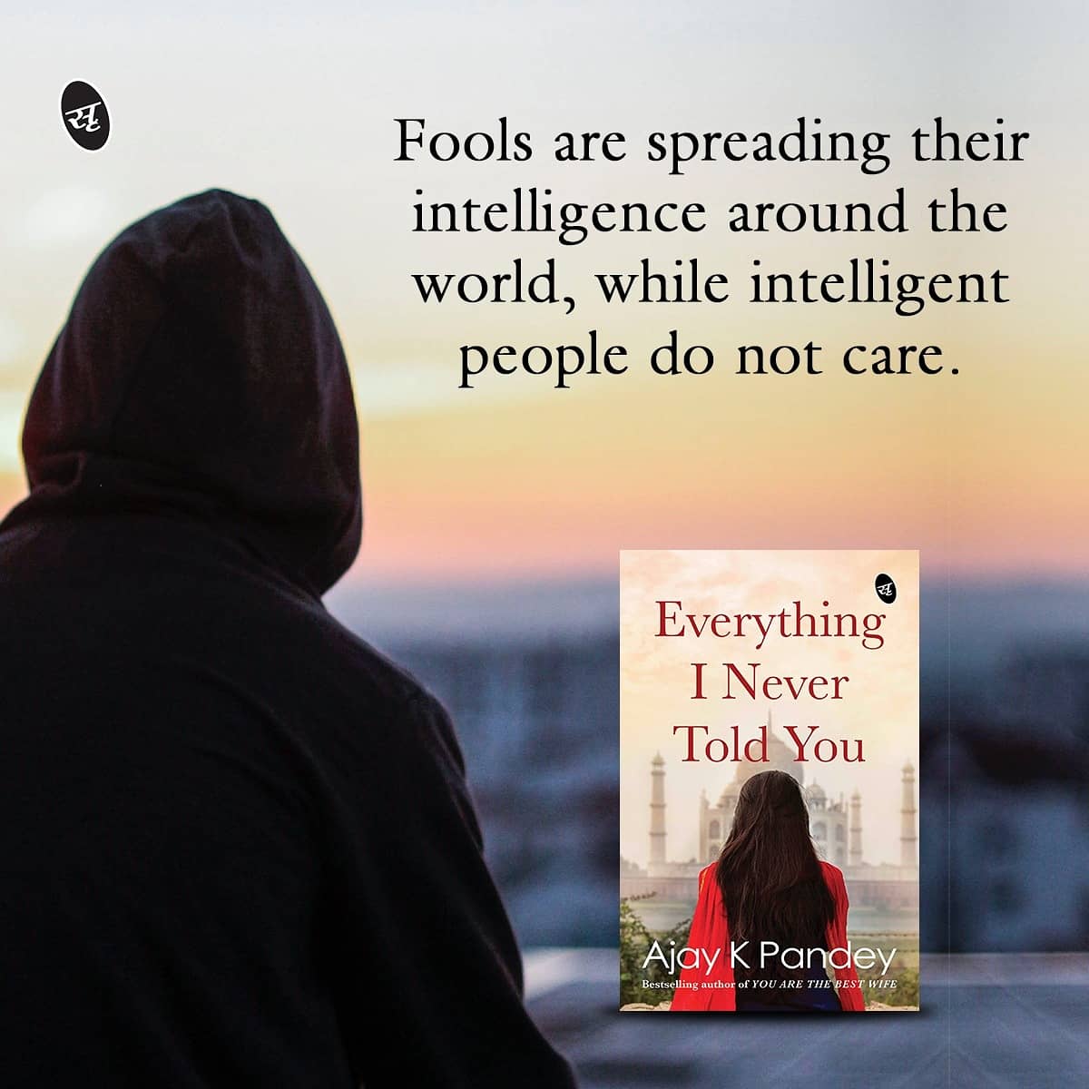 Ajaypandey_08's tweet image. Quote from the Book : Everything I Never Told You. 
Story of a 45-year-old Hindu guy fighting for his love, Soha. Will he succeed this time?
Below is the link to order the book.
Early orders will get an digitally author-signed copy.
link : bit.ly/EverythingINev…
#ajaykpandeybook