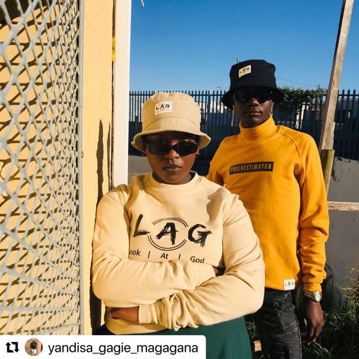 SbuNoah's tweet photo. “Am Yandisa Gagie Magagana Director of Look At God Clothing Line. This brand seek to inspire people to Look At God.
Facebook Look At God
IG @lag_sa
Twitter @lookatgod_sa
YouTube Look At God_SA
Email lookatgod.sa@gmail.com
No 0646867137”
#hustleplug https://t.co/k4Yn6vIl6C