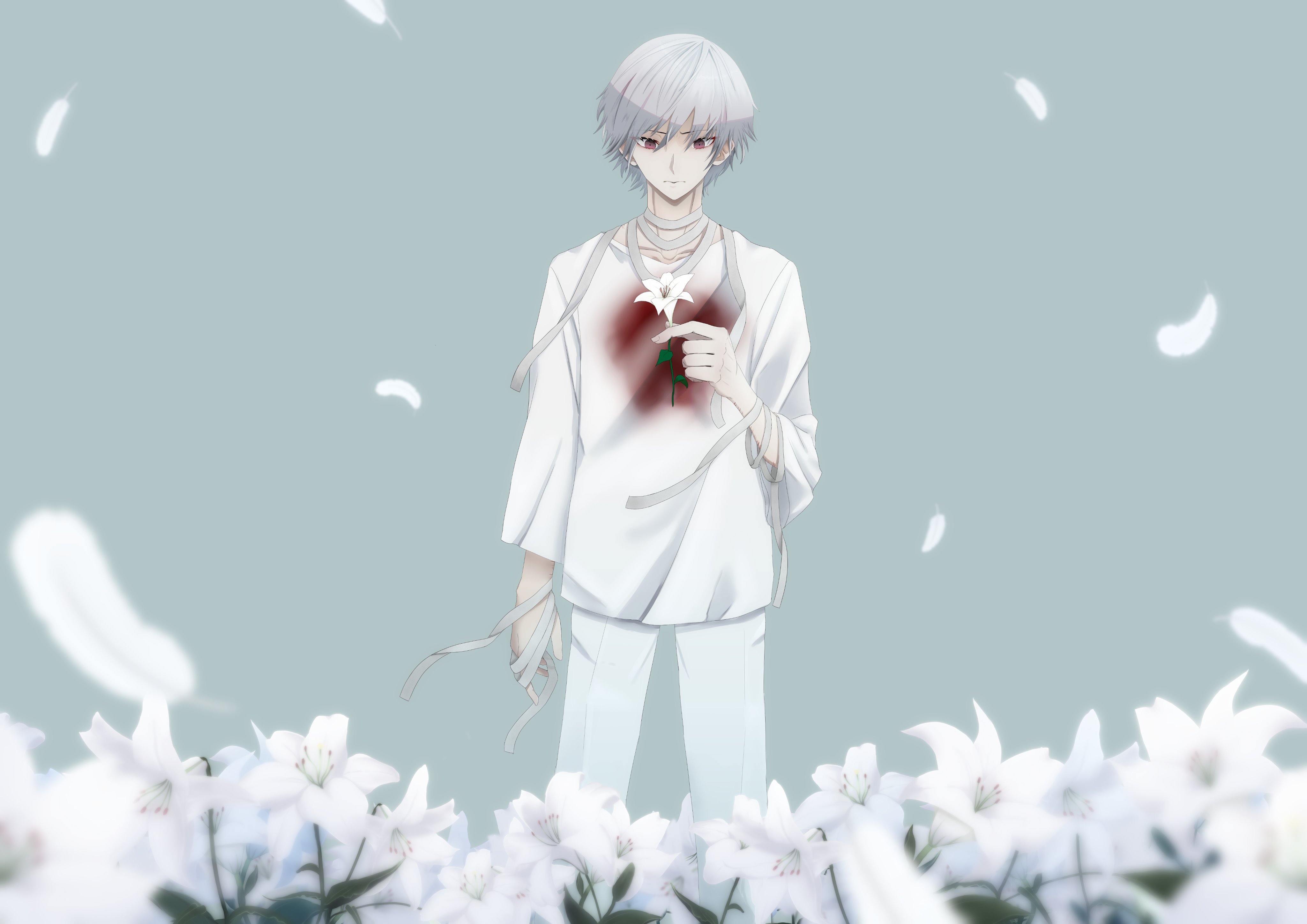 唯ちょ Yuucho 心をひっかいて 削って ボロボロになって 何度も途中で描くのを何度も辞めようした 僕自身の心に抱えたネガティブな感情をこの一枚に乗せたそんな絵 願わくば 僕と同じ様に悩み苦しんでる人に届いてほしい Illustration イラスト