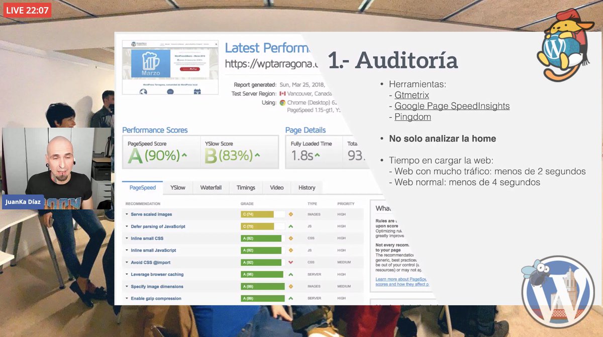 Primera <a href="/wpgirona/">Girona WordPress Meetup</a> Online Ready!
Amb <a href="/jdevelopia/">JuanKa Díaz</a> fent una masterclass de WPO ;)
Voleu tenir una web ràpida? Doncs arreando 👇
👉 youtube.com/watch?v=D7mYy5…