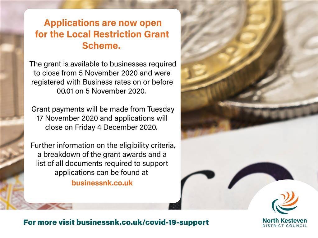 Time for registered businesses to apply for a grant, if business is down due to covid restrictions. <a href="/LincIndependent/">Lincs Independents</a> <a href="/LGA_Independent/">LGA Independent Group</a> <a href="/IndepNet/">Independent Network</a>
