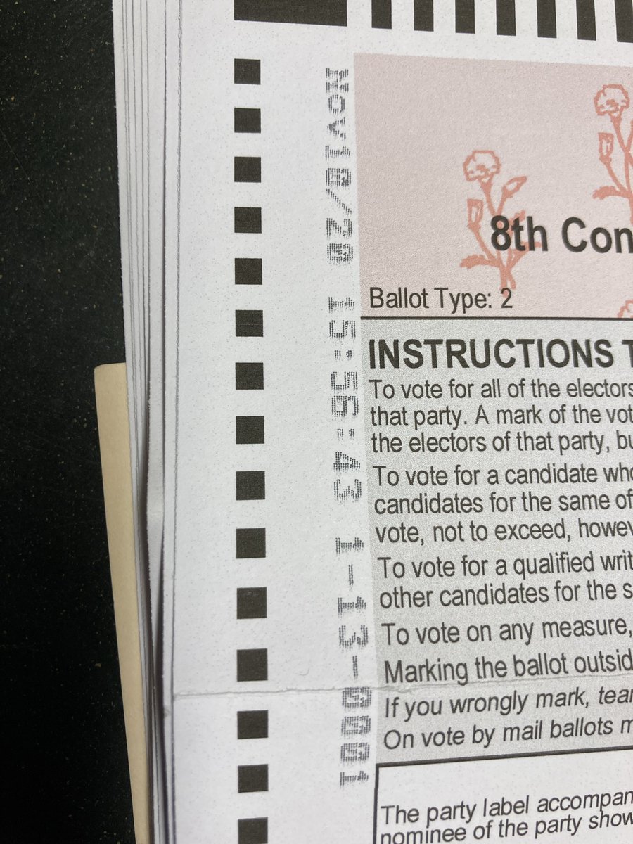 We then create a Ballot Manifest, which is a detailed record of each ballot counted. Although anonymous as to voter, each ballot is imprinted with the date, time, batch & tabulator information as a safeguard to prevent ballots from being tampered with. 5/