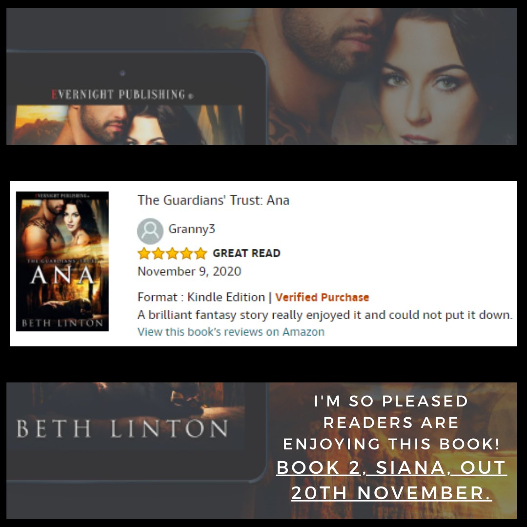Wow, what every author hopes to hear in a review. She couldn't put the book down. 😁
#romancenovels 
#paranormalromance 
#fantasyromance
#readersofromance
#authorscommunity
#paranormalromancenovels #paranormalromanceseries