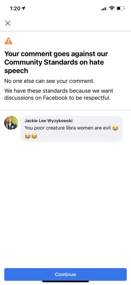Wyzykowski_91's tweet photo. @Facebook care to elaborate on how this gets you a 3 day ban? #facebookdisabledme https://t.co/5U5WAWloS1