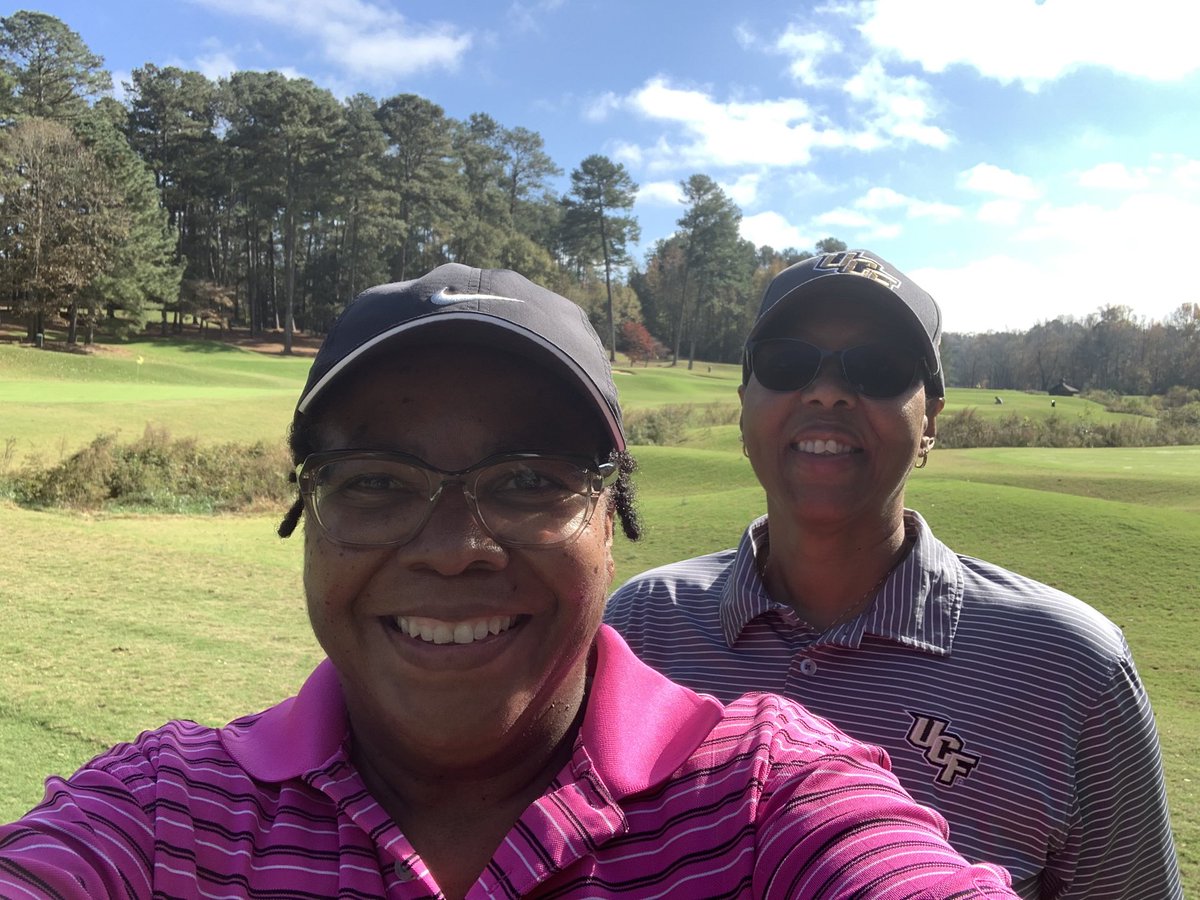 Nothing like playing 9 holes with a friend on a Thursday afternoon.