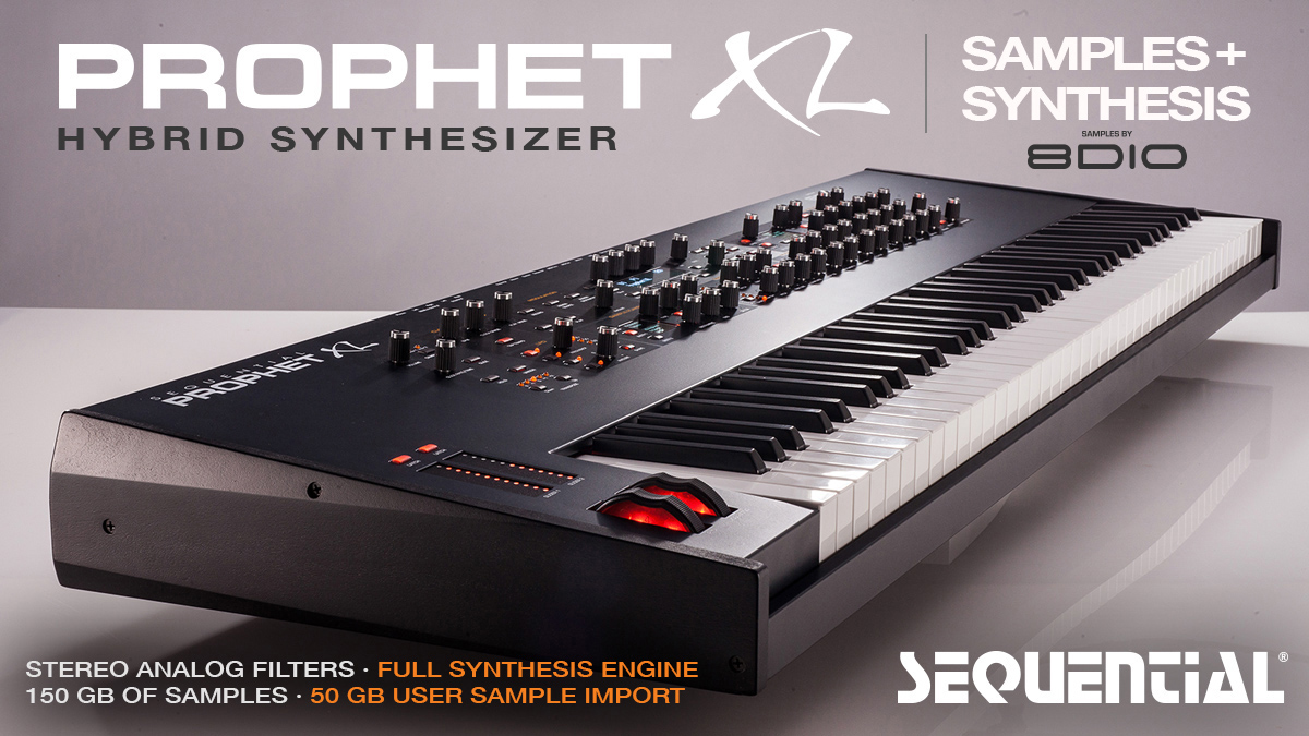 sequentialLLC's tweet photo. #ProphetXL — 76-keys of #samples plus #synthesis! 150 GB sample library + 50 GB user sample import. Check it out here: https://t.co/0ac4Qh3HvW https://t.co/KvSPVcQY9B
