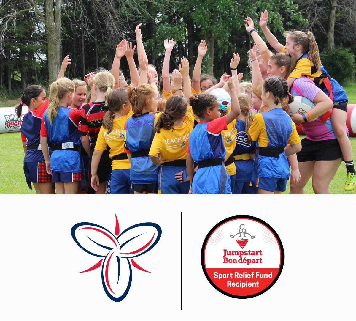 Rugby Ontario (@rugbyontario) on Twitter photo We are pleased to share that Rugby Ontario has been selected by <a href="/CTJumpstart/">Canadian Tire Jumpstart Charities</a> to receive a grant from their Sport Relief Fund. The fund helps community sport organizations like ours continue to provide access to sport and play for Canadian kids. #SportReliefFund We are pleased to share that Rugby Ontario has been selected by <a href="/CTJumpstart/">Canadian Tire Jumpstart Charities</a> to receive a grant from their Sport Relief Fund. The fund helps community sport organizations like ours continue to provide access to sport and play for Canadian kids. #SportReliefFund
