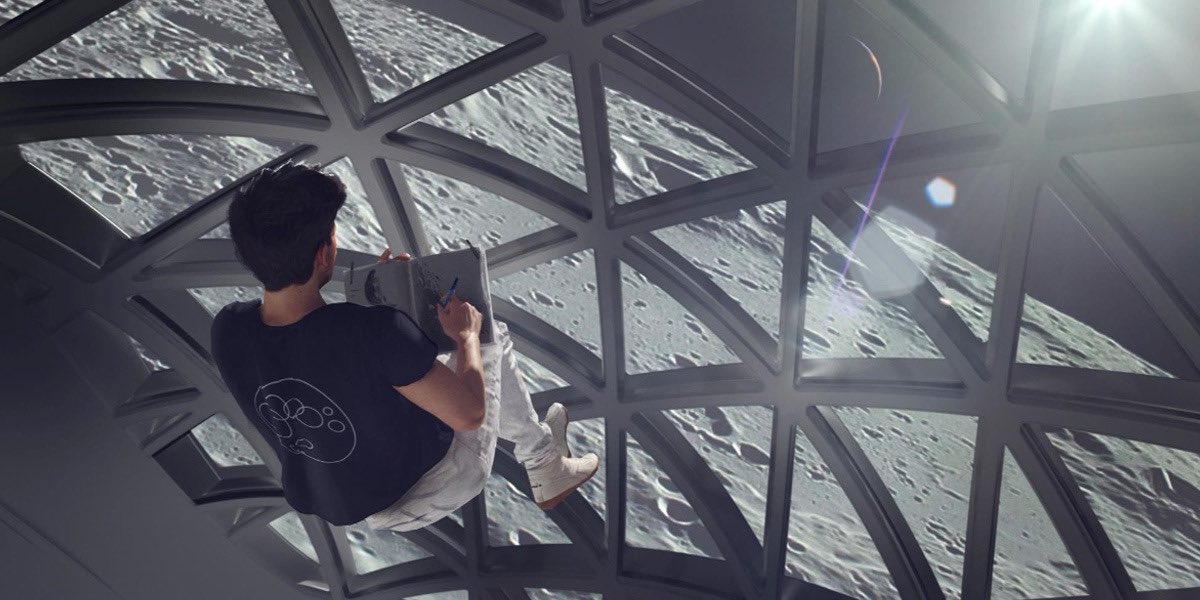 This render will always make me happy, as we take our first steps of leaving our home. Let us not forget her beauty &amp; majesty, for she has taken good care of us all. However, “Earth is the cradle of humanity &amp; you can’t stay in the cradle forever.”- Elon Musk