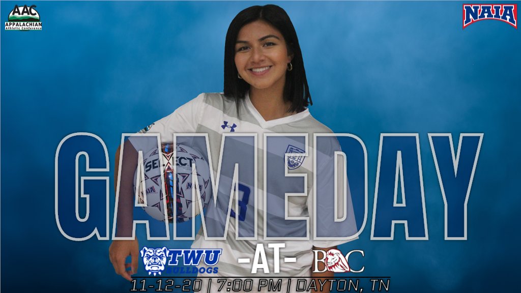 twbulldogs's tweet photo. IT'S GAMEDAY! @SoccerTwu is on the road this evening to take on @AACsports rival Bryan College. GAMEDAY info ⤵️:
📍Dayton, TN
⏰7:00 PM
⚽️at Bryan
📈https://t.co/Kf9rEMpBY0
📹https://t.co/HYRcNNHr8Q https://t.co/b9Y3sgXyOA