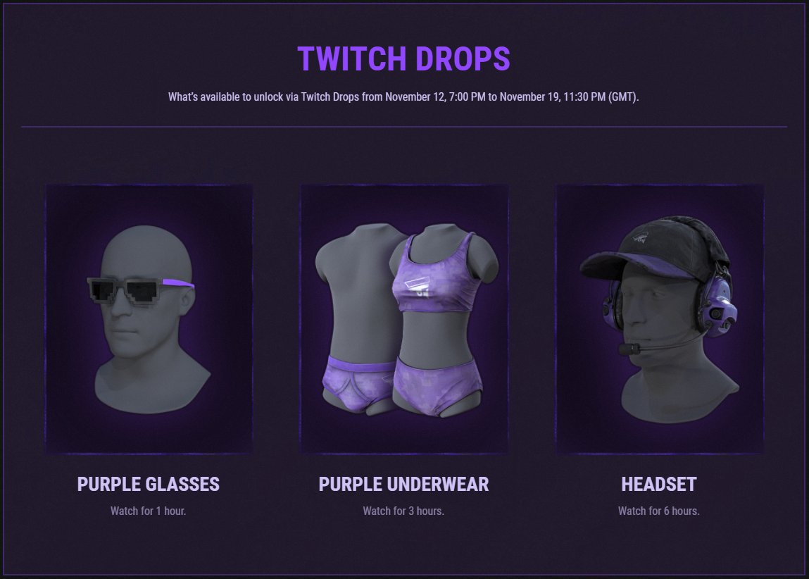 Watch <a href="/playrust/">Rust</a> ON <a href="/Twitch/">Twitch</a> to get 3 EPIC looking skins!