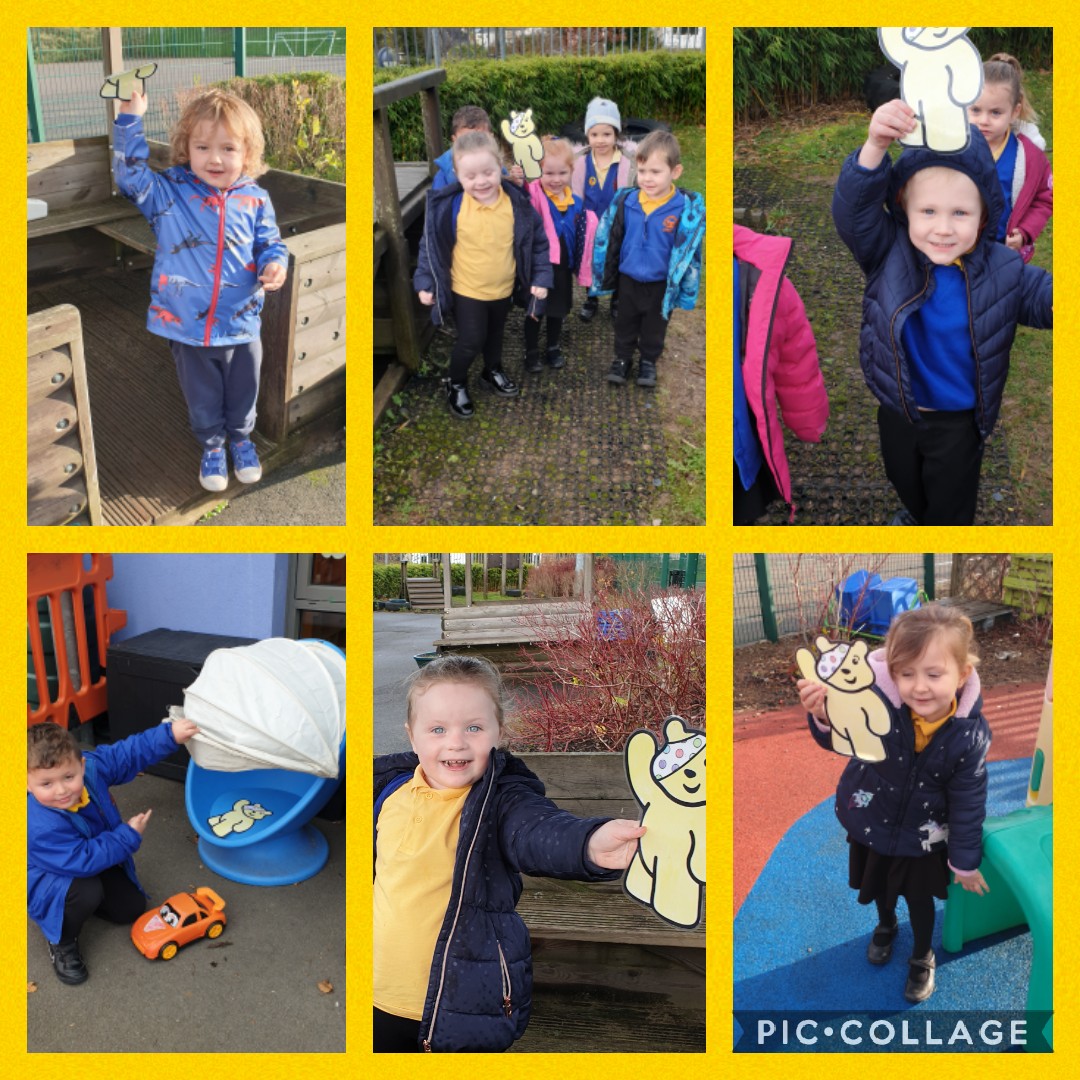 bhvcprimary's tweet photo. Nursery children keeping active and developing their observation skills during this fun Pudsey hunt. #ChildrenInNeed #eyfp https://t.co/X8zhWK0jqg