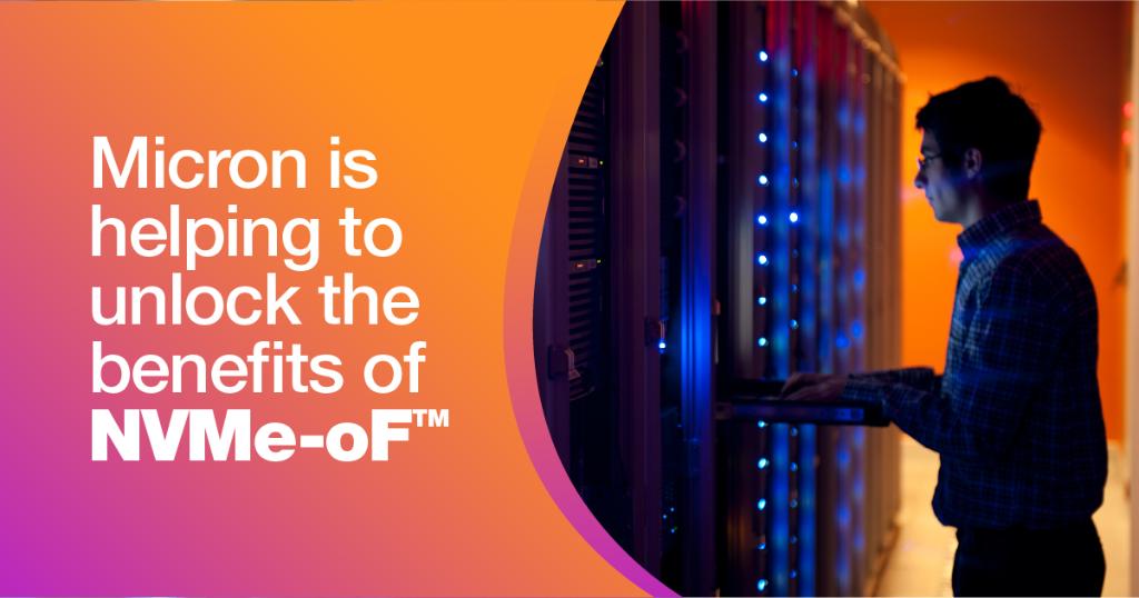 MicronTech's tweet image. Micron is helping to 🔓 the benefits of NVMe-oF by collaborating with key technology partners such as @MarvellSemi, Foxconn-Ingrasys and @NVIDIA: bitly.com/3ngwo0o #FlashMemorySummit2020 #FlashMemorySummit