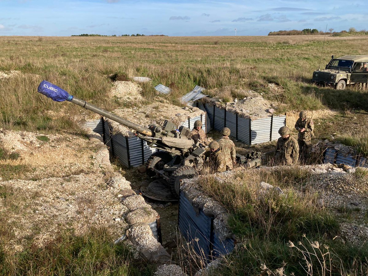 Today, Lt Gun L3 and L4 courses deployed onto SPTA with the <a href="/CubicCorp/">Cubic</a> Lt Gun CCD. A great day's training for the courses with realistic but simulated training within a field setting. @Commandant_RSA @LWC_UK @1_brigade
#simulationtraining