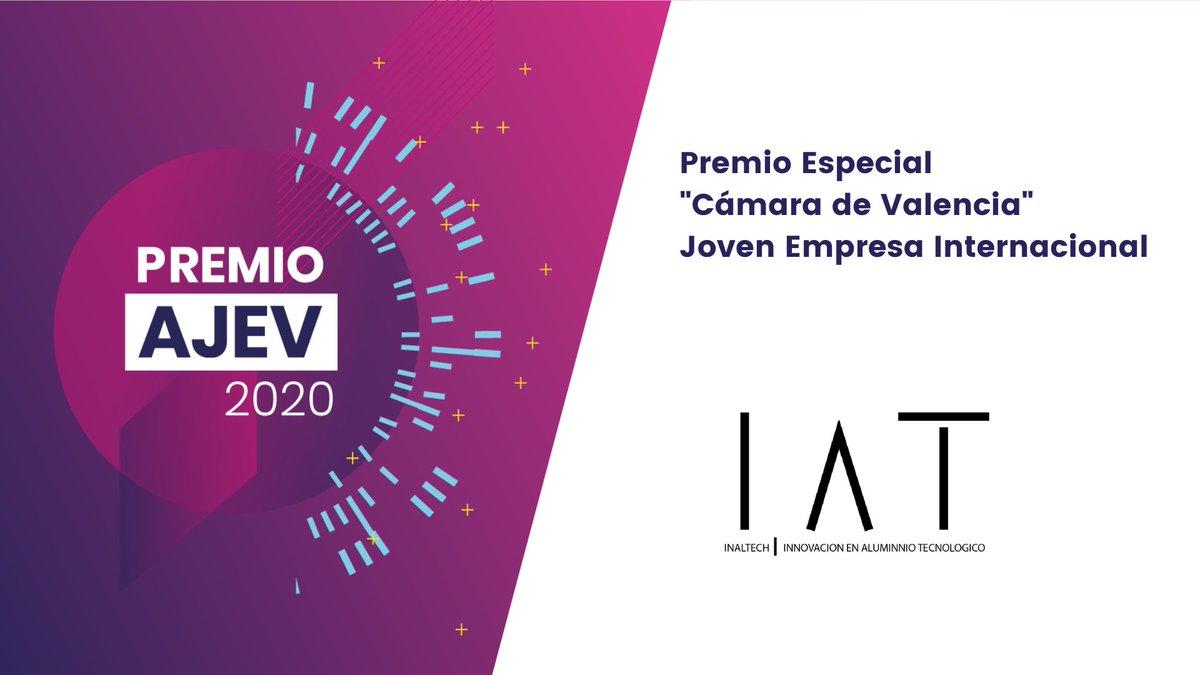 AJEValencia's tweet photo. Ya tenemos GANADOR DEL PREMIO JOVEN EMPRESA INTERNACIONAL 🌍💫

🏆INALTECH, por su desarrollo de @Disinvirus, sistema de desinfección y prevención del COVID19.

A ver esos #AplausosVirtuales 🧐 👏👏 
...
@camaravalencia #PremiosAJEV2020 #Internacional  #Valencia https://t.co/Z9ad4Jj7s6