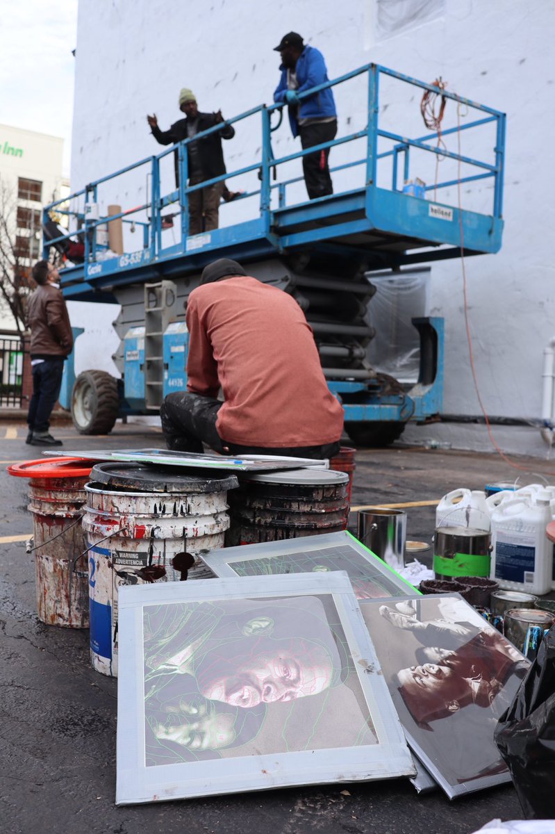 It’s going to be powerful having this mural of Danny Lyon’s image of Lewis in 1963 in Rochester. I’m sure there’s even more connections to this space. Jason Barber and muralist Sarah Rutherford were instrumental in securing this location, working closely with the building owners.