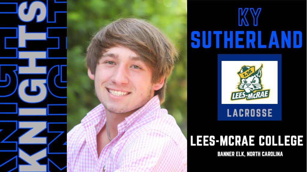Excited to add one more to our group of NLI signees! Ky Sutherland is headed to Lees-McRae College to play lacrosse next year.