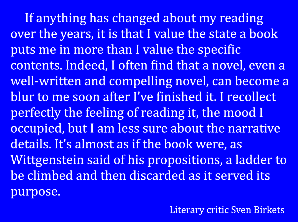 KellyGToGo's tweet photo. I am preparing a workshop for Edmonton teachers next week, and I am re-reading Tom Newkirk's brilliant book, Embarrassment, for inspiration. I love this passage from literary critic, Sven Birkerts: @HeinemannPub https://t.co/hH04hIqENH