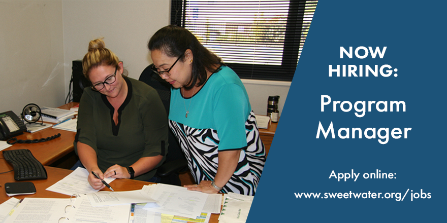 SweetwaterAuth's tweet photo. We're now accepting applications for a Program Manager. This employee oversees a variety of programs that help ensure employee training &amp; safety, Authority security &amp; disaster preparedness and water efficiency. View the job description and apply online: https://t.co/fzij5d7aEl https://t.co/RbkJDpa9Kp
