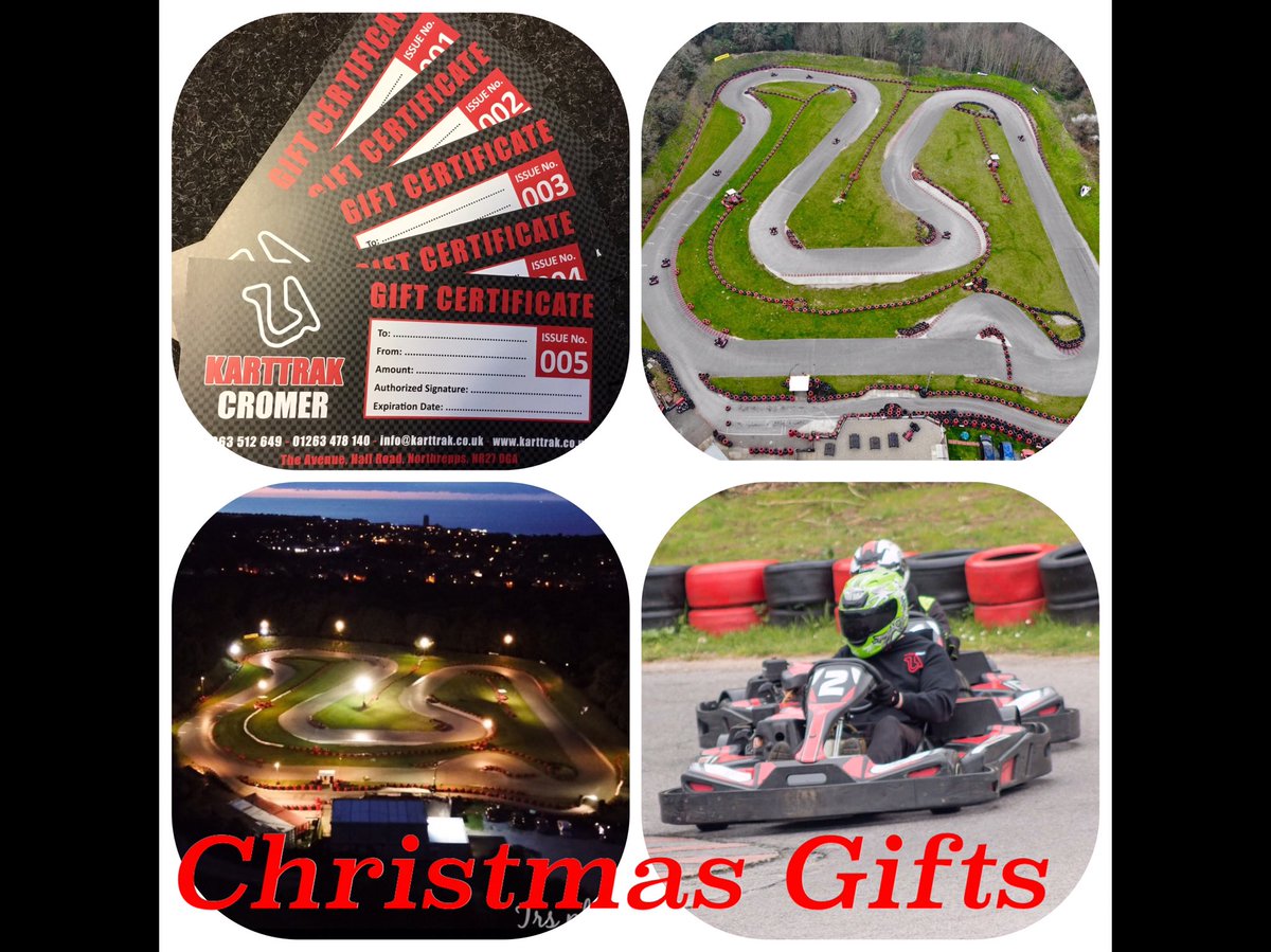 KarttrakCromer's tweet photo. Good Evening #Karters, even though the Track is not open at the moment (hopefully Reopening 3rd December) we are still selling Gift Vouchers for #Birthday & #Xmas #Presents. If you would like to purchase, give us a call on 01263 512649. Hopefully see you all soon! 🏎🏁🏆 https://t.co/0N9nNUMNam