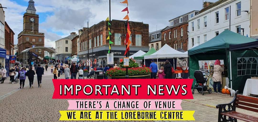 Dumfries_Market's tweet photo. Due to this weekend's yellow weather warning @Dumfries_Market is relocating indoors this Saturday! Nice &amp; cosy in the former Next store in @LoreburneCentre 
See you there from 10am to 4pm. We  won't let the storms stop us!!
#DumfriesFest https://t.co/cgh5Q0E1kO
