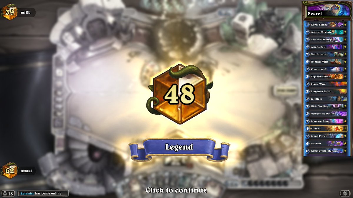 mitco26's tweet photo. Broke Into Top 50 Today With Secret Mage Of All Decks. Was Doing My Finale Gold Quest Before The Big Update Today And Just Kept Wining In The Wild Hearthstone Ladder Of Course #Hearthstone #WildHS 
# 
AAEBAf0EBsABuhai0wLu9gK/pAPCuAMMcbsC7AX3Dde2Auu6Aoe9AsHBAo/TAr6kA92pA/SrAwA=
# https://t.co/9zAVOMM4yo