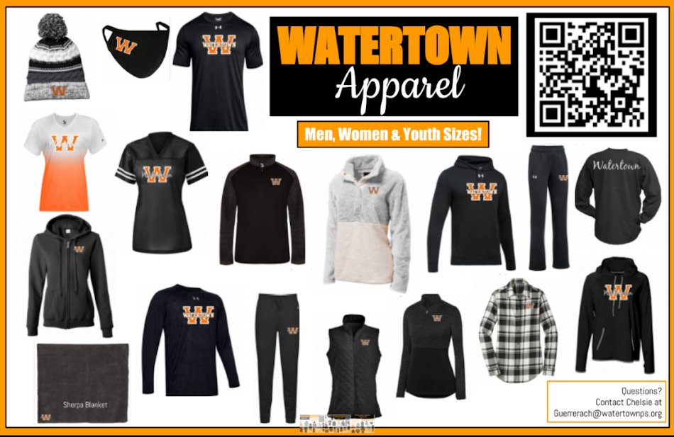 Hello Class of 2024! We have a fundraiser for a variety of awesome WHS merch! Share it with friends and family! Use the link below place your order!
watertownhs.itemorder.com/sale