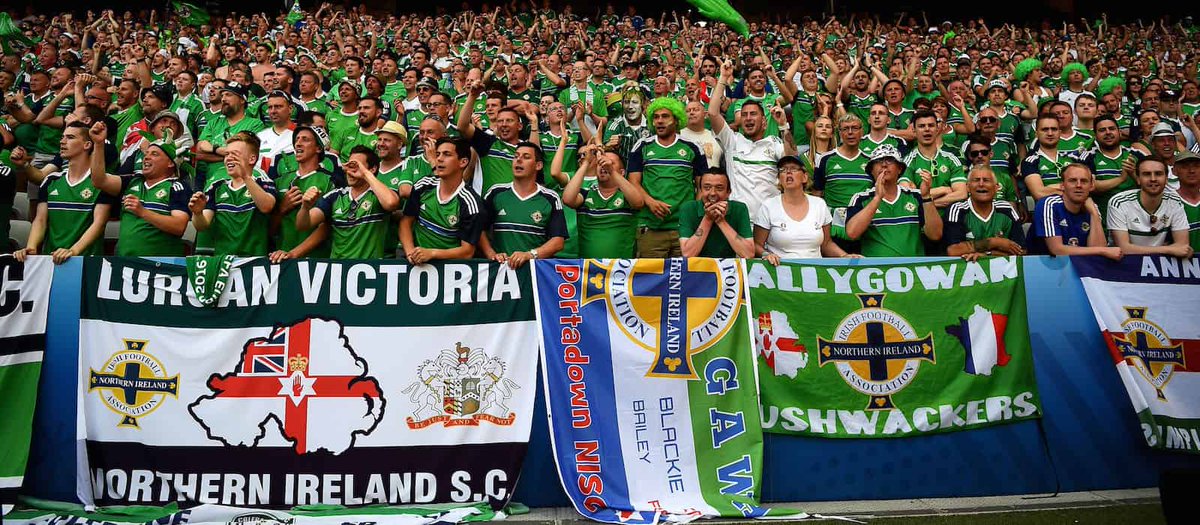 COME ON NORTHERN IRELAND!! ☘️
#WereOnOurWay #GAWA #NIRSVK #EURO2020 #Euro2021