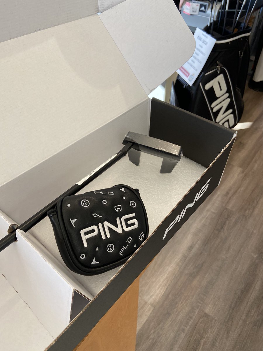 RoyalReginaGC's tweet photo. New arrival in the shop today! Limited release Blacked out PING PLD PRIME TYNE 4. Just a George our putter. Only 1 available, don’t wait !! #PING #pingcanada @pingcanada https://t.co/2WbVyqBmUH
