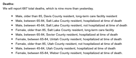 (By the way, in addition to the earlier case numbers, we had nine new deaths).  #utpol