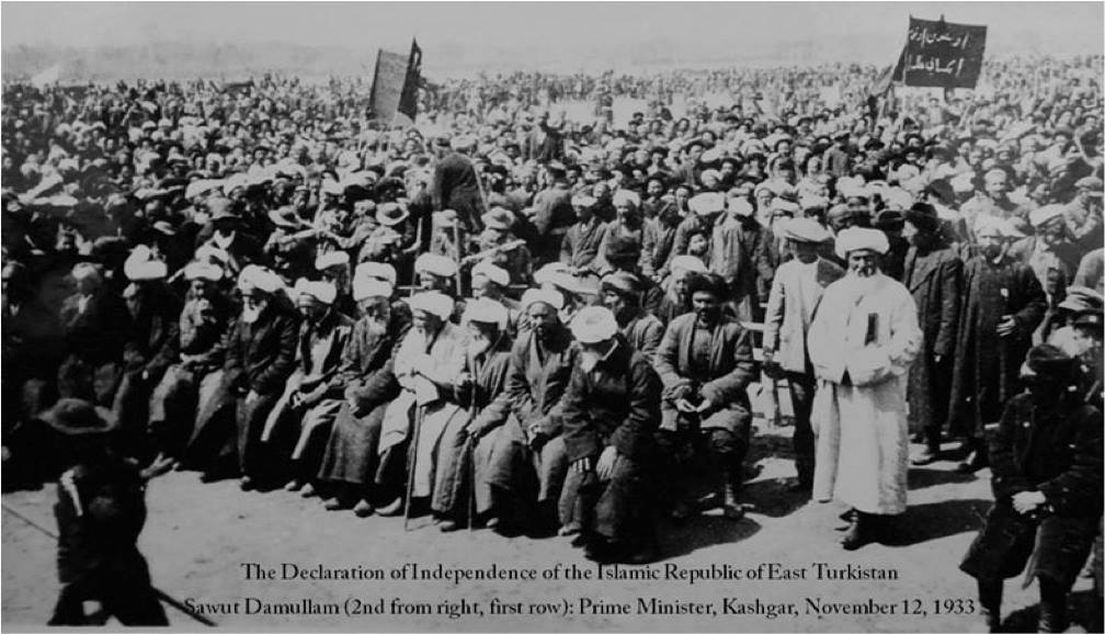 independence through the East Turkistan Republics of 1933 and 1944, which were shortly crushed by the Chinese state. Photo Source: Anwar Yusuf Turani