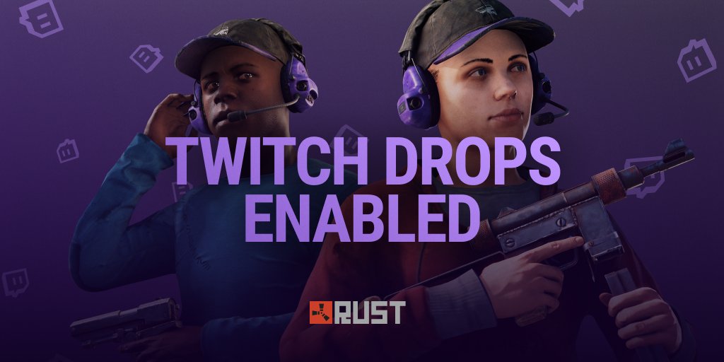 Rust Twitch Drops Have Been Enabled For All Rust Streamers There Are 3 Exclusive Items To Be Earned So What Are Waiting For Get Started At T Co Dazxq5qvav T Co W3jv8qkkgx