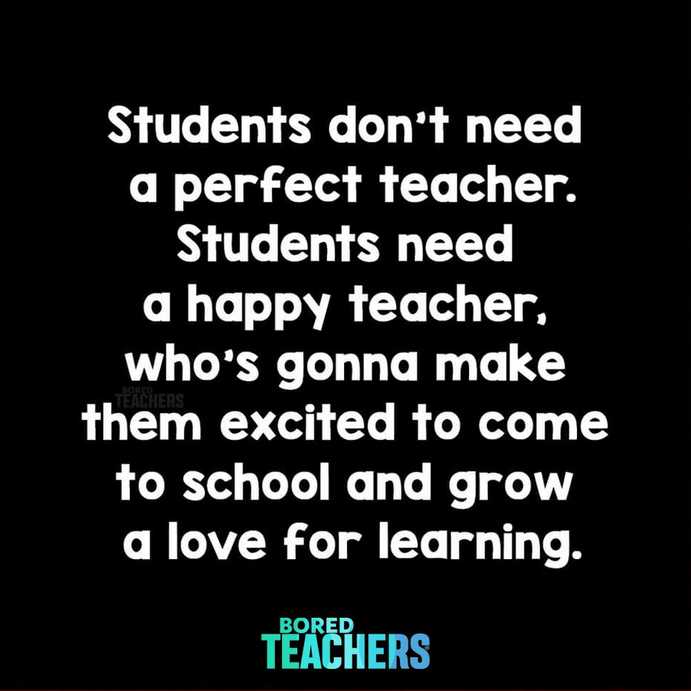 Don’t try to be perfect, just be you.