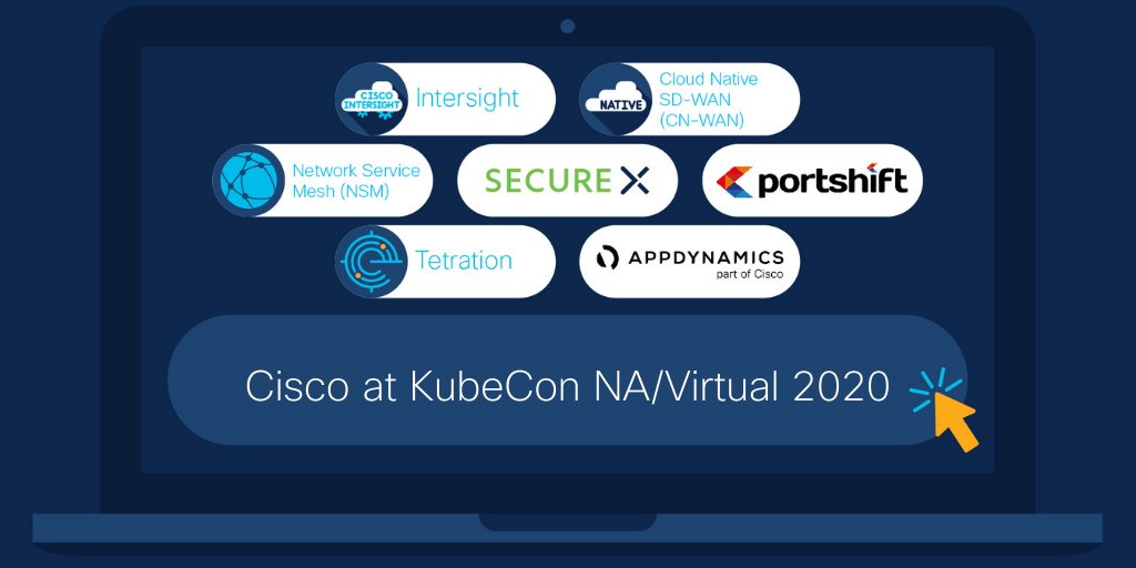 CiscoEvents's tweet photo. See the latest technology that we are bringing to the #CloudNative community and discover how Cisco is providing end-to-end security across any data, infrastructure, or workload #RethinkAppFirst https://t.co/EeQCUQbIvs https://t.co/XrfvkuVE42