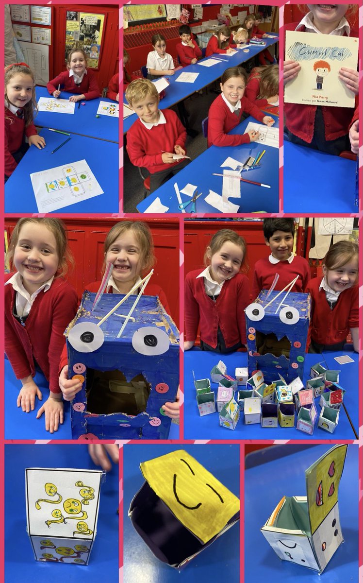 yggllynyforwyn's tweet photo. Disgyblion Blwyddyn 3 wrth eu bodd yn dylunio &amp; chreu bocs teimladau #bocsbecso #wythnoslles #worrybox #worrymonster https://t.co/szMrwpOPod