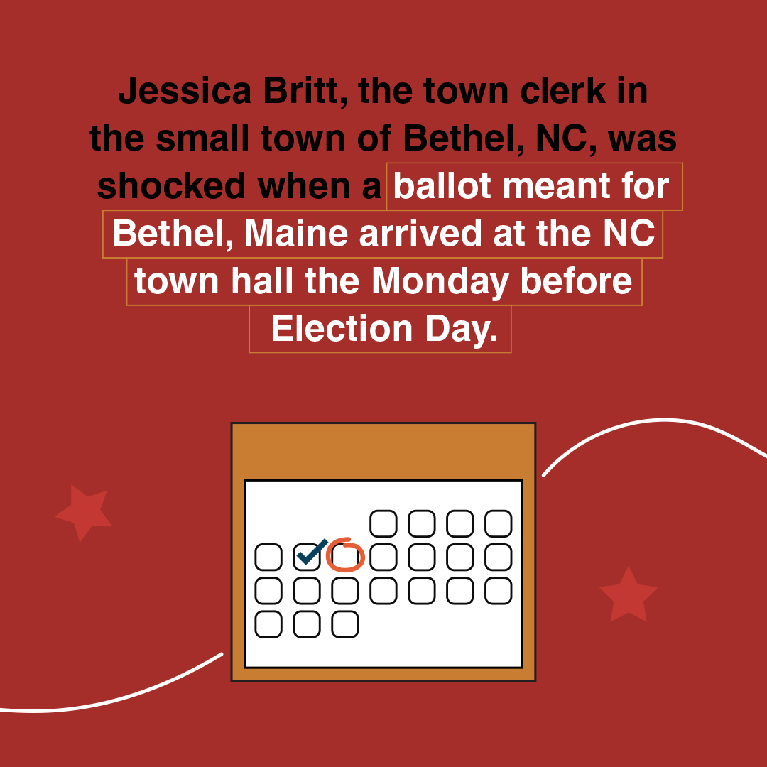 It all started with one mis-delivered ballot.