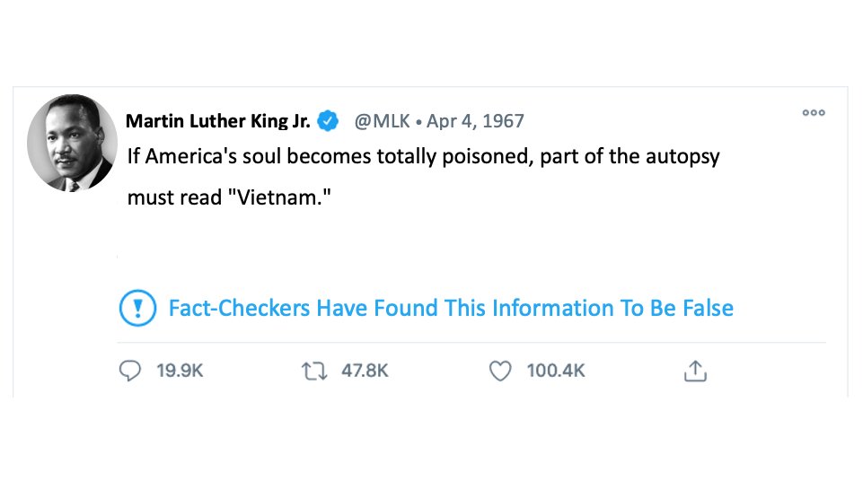 Don't ask too many questions. The government said that the Vietnam War was a good idea?