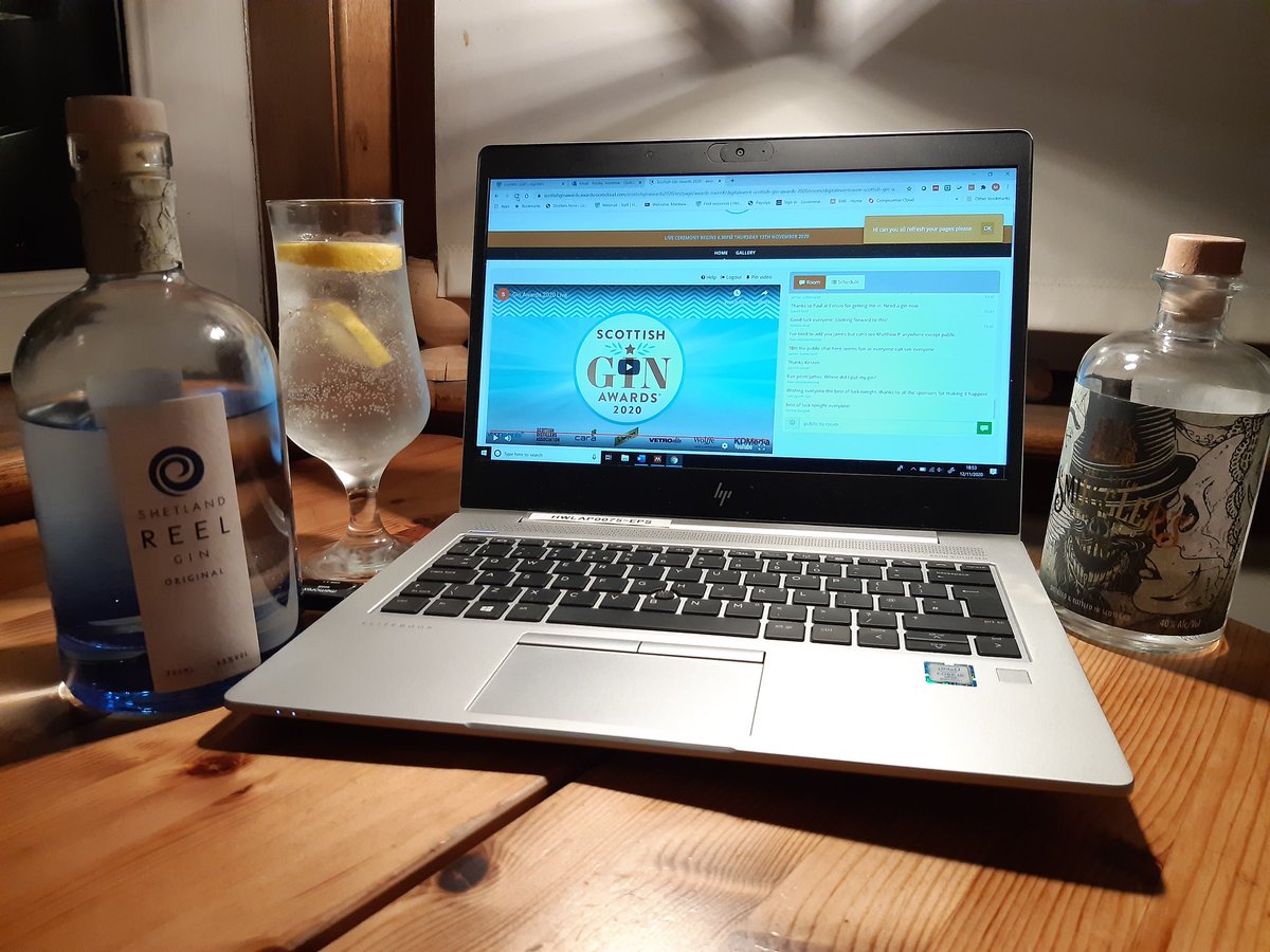 distillersnose's tweet image. #ginawards20 What a unique way to  experience this years gin awards.