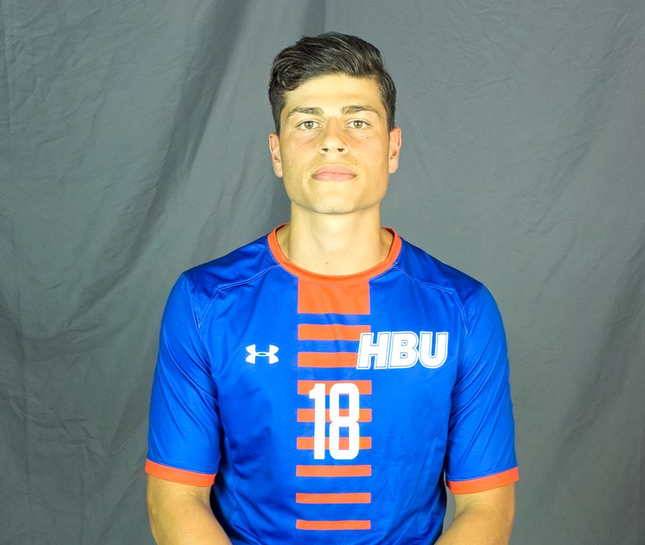 HouChristianU's tweet photo. Congratulations to Abdullah Mirza, a top five HBU men’s athletics academic achiever! This men’s soccer forward has a 3.91 GPA! https://t.co/79o8GzBw3S