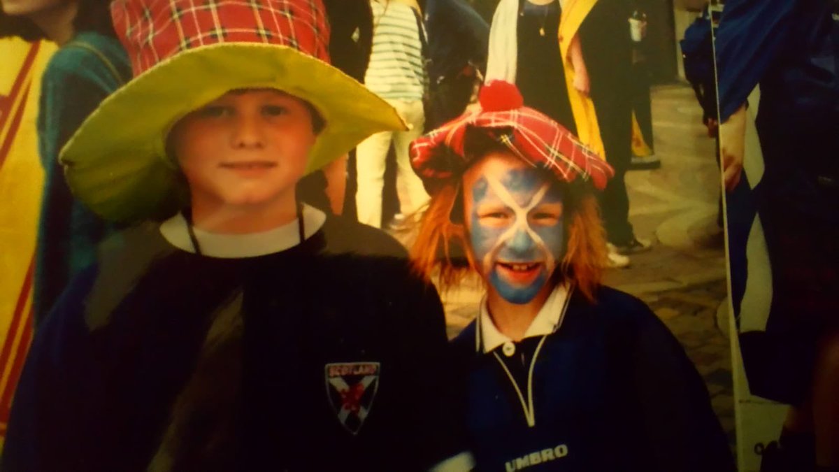Andrew___Clark's tweet image. Come on Scotland! Here we are at France 98... it has been 22 long, long years! #SRBSCO