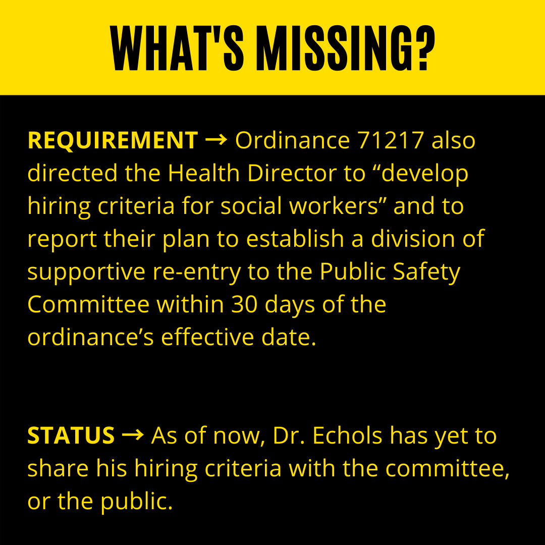Thread:In July 2020, Mayor Lyda Kreswon voted in favor of a bill to close the Workhouse by the end of the year. Despite her vote, Krewson’s administration has failed to take the following steps required by law to begin the process of closing the Workhouse. This failure by Mayor