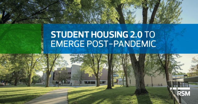 #Studenthousing is undergoing trends similar to the #corporateoffice, as higher education is pressured to embrace new safety protocols at a time when revenue is declining. Learn more from <a href="/RSMUSLLP/">RSM US LLP</a>'s real estate senior analysts: rsm.buzz/3nk1ynu