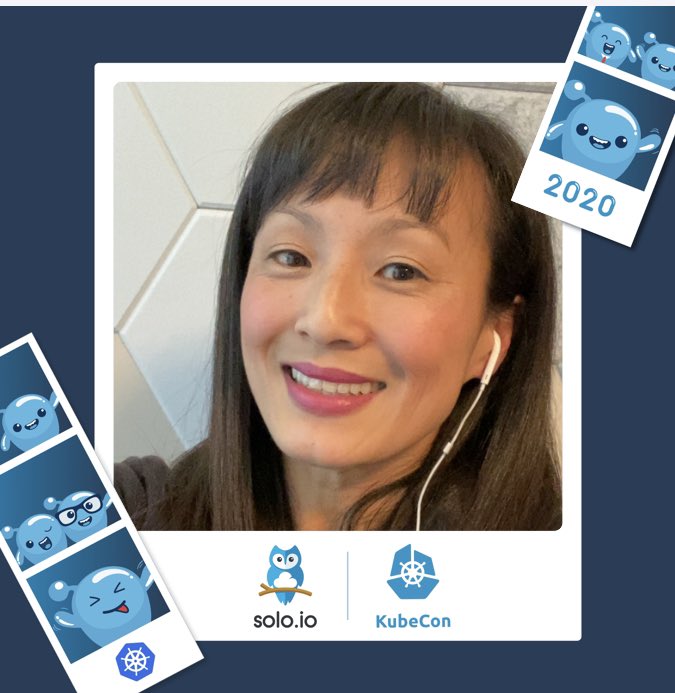 BettyJunod's tweet photo. I have some FUN digital swag set up for #kubecon — visit our photo booth and share your pics online! #soloselfie @soloio_inc https://t.co/16eqCWRzfl https://t.co/Dvf4znJRk2