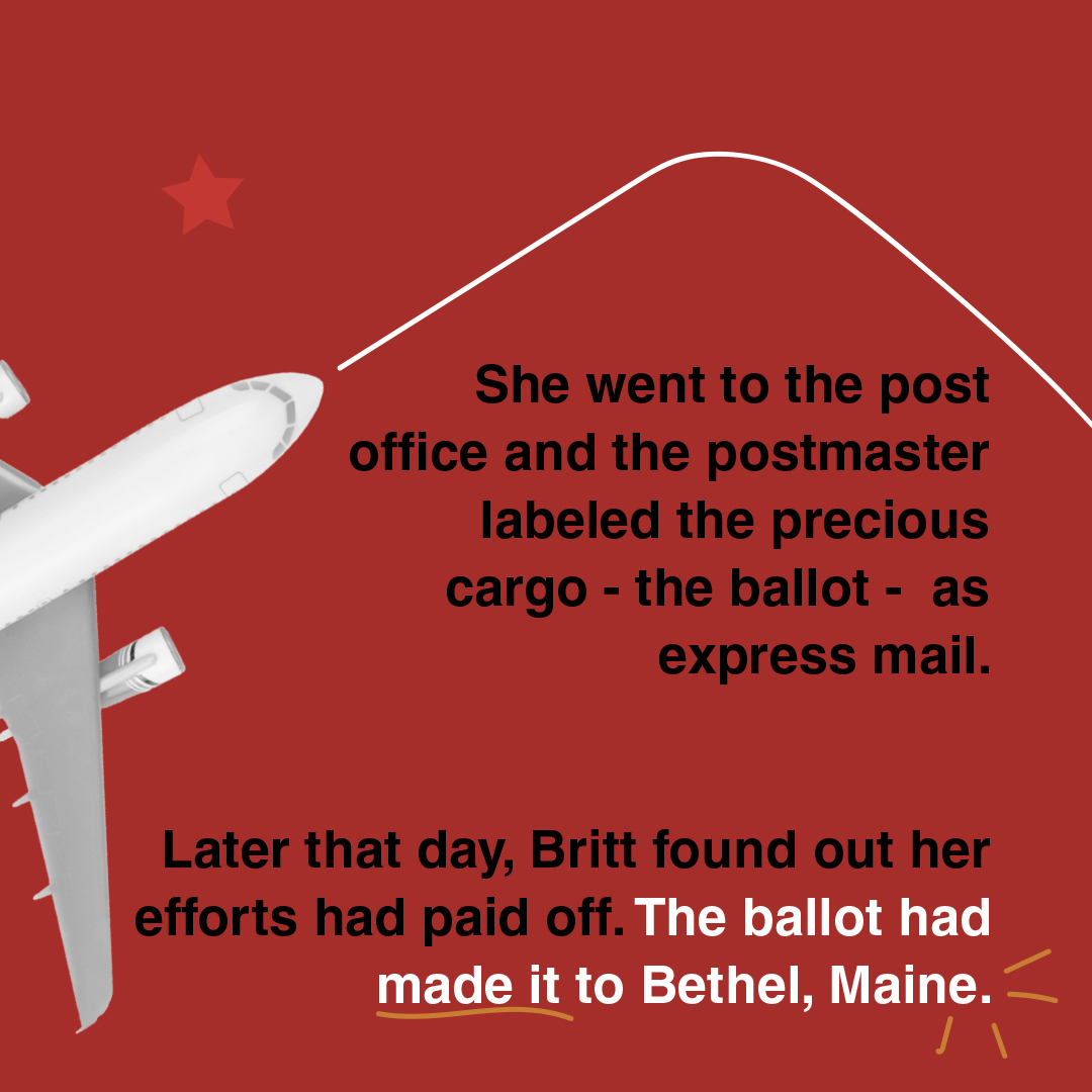 Her hard work paid off!