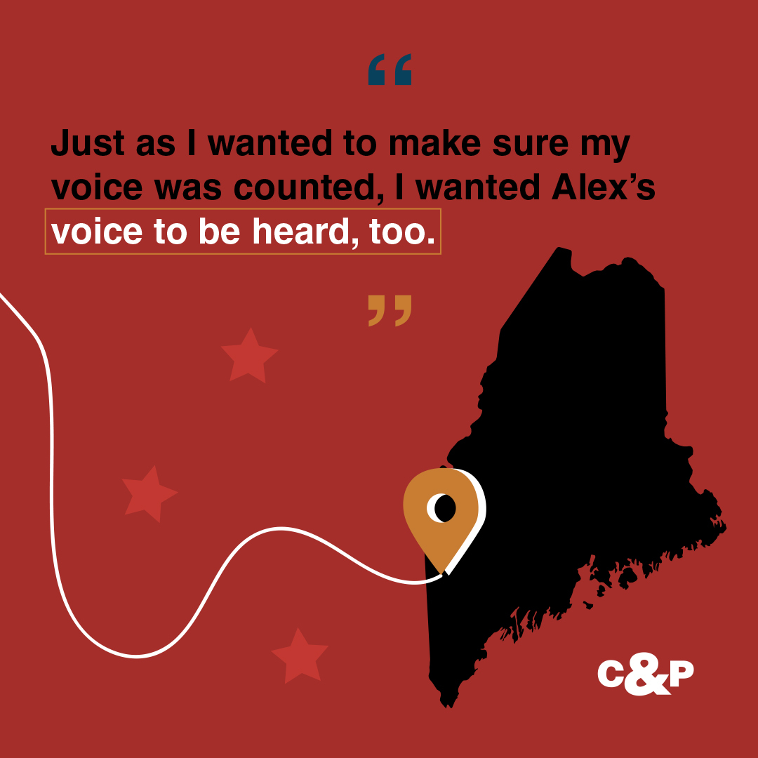 The ballot made it to Bethel Maine, and Alex's vote was counted!  #Election2020  