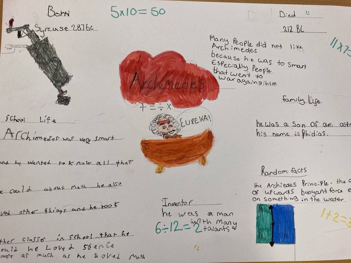 BurghPrimary's tweet photo. This afternoon in P7 we were researching famous mathematicians and their contributions to mathematics @EducationSLC @SLCNumeracy #FamousMathematicians #HiddenFigures #TeamBurgh https://t.co/ByiDL8boW2