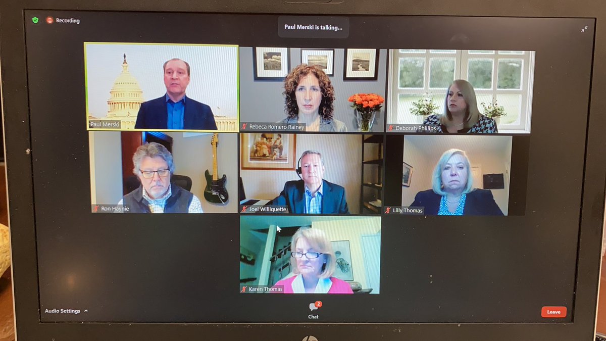 BradMBolton's tweet photo. Always an informed Community Bank Briefing and update from the best in community bank advocacy!
@romerorainey 
@PMerski 
@KarenICBA 
And the @ICBA Team!
“We are never focused on red or blue, only on #communitybanking” 💪🙌🏻 https://t.co/GSMjXv56LK