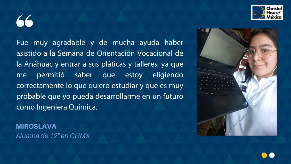 ChristelHouseMX's tweet photo. Los alumnos de 12° asistieron a la Semana de la Orientación Vocacional de la Anáhuac. Estamos seguros de que estas experiencias los ayudarán a tomar decisiones. #futuro #estudio #aprendomas #orientacionvocacional #soydecidido https://t.co/vyFkCnrZyL
