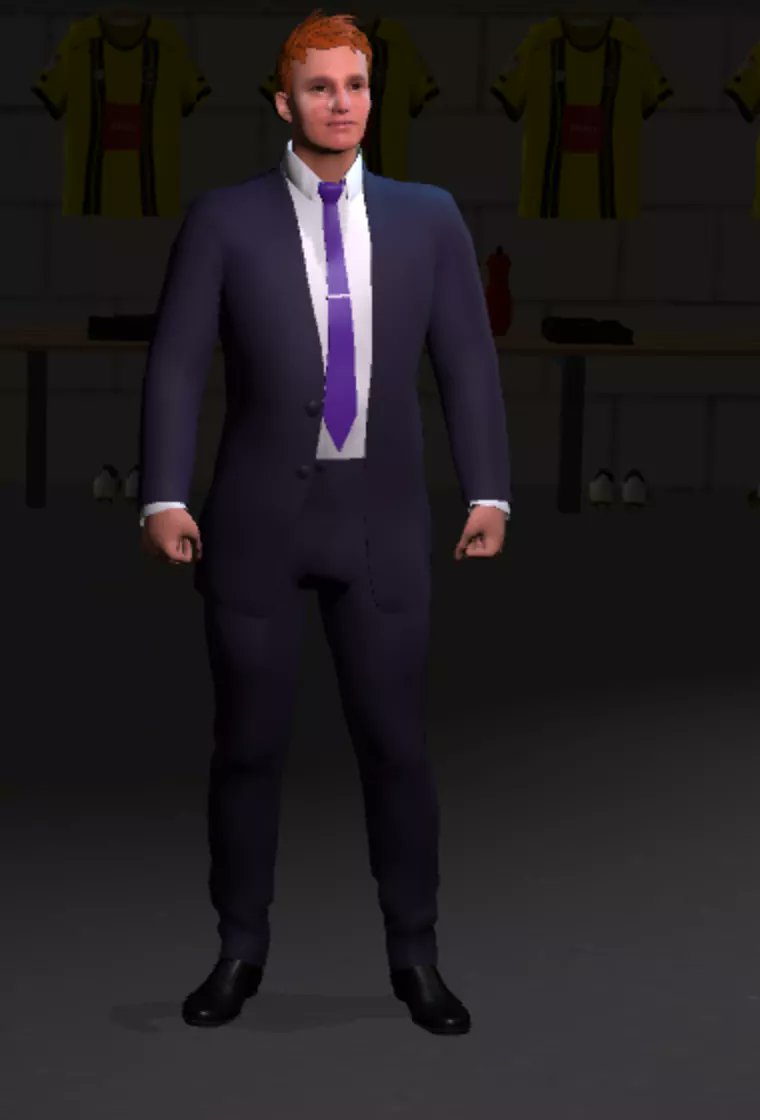 Made a manager... he looks like a baby in a suit