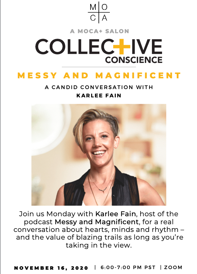 We are kicking things off next week, 11/16 with the magnificent Karlee Fain! You won't want to miss this. RSVP on our website under the Events tab. See you there!