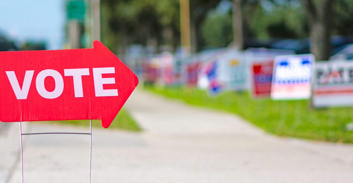 Waste360's tweet photo. β»οΈ Did you know there are 3 ways you can #recycle your #election signs? https://t.co/51Ywjq0hN1 #yardsigns #waste #campaignsigns https://t.co/2iyNy9YtaS